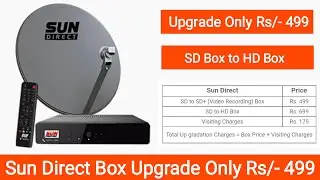How to Upgrade Sun Direct Set Top Box to HD | Sun Direct SD to HD Upgrade | Sun Direct Box Upgrade
