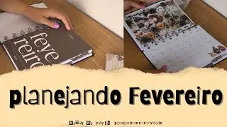 Planejando Fevereiro no Planner ✍️📓