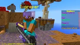 ENDER RECARGED VS POPPERCRAFT *HACE TEAM en CUBECRAFT* 😱😂