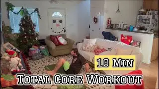 10 Min Holiday Core Workout | Surfing & Chilling With The Cats VLOG