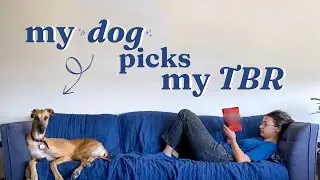 my dog chooses what i read | reading vlog 🐕📚