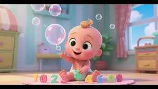 Baby&rsquo;s Bubble Counting Song | Nursery Rhymes & Kids Songs**
