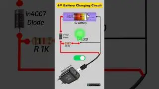 ⚡Simple Battery Charging Indicator 🔋 | Easy Circuit Explanation #shorts#battery l#shortsvideo