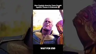 Team Captain America & Team Ironman Fighting With Thanos 🤯