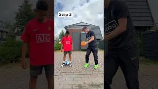 MINI RONALDO LEARNS FOOTBALL SKILLS!!