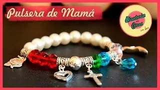 EL MEJOR REGALO PARA MAMÁ | Pulsera por el dia de las Madres + secreto sorpresa | BISUTERIA EN CASA