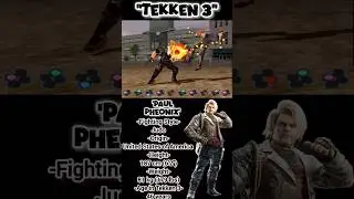 (Tekken3) Paul Pheonix 10 hit Combo tutorial gameplay in 4k60fps Epsxe emulator
