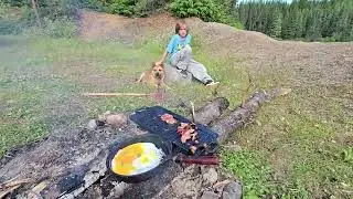 How to Cook on a Campfire - Simple Trick For Maximum Smoke Flavour!!