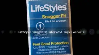 LifeStyles Snugger Fit Lubricated Single Condoms