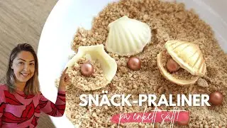 Sn&auml;ckor i Choklad I Enkla praliner till Mermaid Kalas