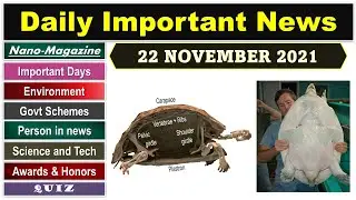 Daily Important News 22 November 2021 by Veer Talyan, The Hindu analysis, Study Lover Veer #UPSC IAS