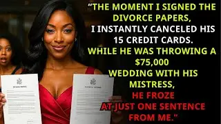 I Canceled All Cards After Divorce &mdash; At His Wedding, One Sentence Shattered Everything
