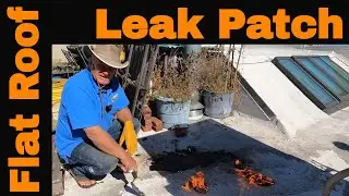 How to Fix Flat Roof Leaks with a Torch