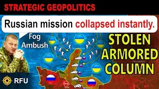 Ukrainians ambush in the fog and capture surviving Russian vehicles after river crossing
