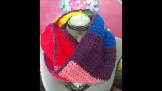How To Crochet A Color Block Infinity Scarf