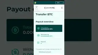 CloudMine App waiting for first withdrawal 🥺❤️. #bass #crypto #cryptomining #cryptominingapps #edit