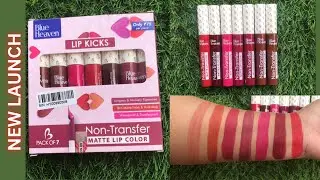 Blue Heaven Non-Transfer Matte Lip color swatches