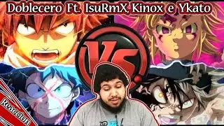 MELIODAS VS MIDORIYA VS NATSU VS ASTA | RAP VERSUS | Doblecero Ft. Kinox, IsuRmX e Ykato | Reaccion