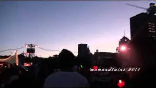 Carols in the Domain fireworks 2010