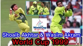Best Wickets Compilation | Shoaib Akhtar & Wasim Akram | World Cup 1999 |