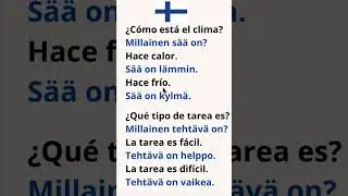 🇫🇮 Suomi &ndash; Espanja: Fraaseja ja sanat 🇪🇸 Finland&eacute;s &ndash; Espa&ntilde;ol: Palabras y frases