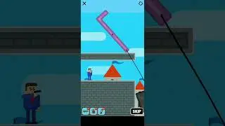 Mr Bullet chapter 8. Fortress level. Gameplay walkthrough.