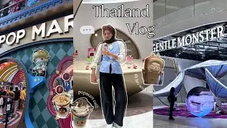 THAILAND VLOG 🇹🇭🧋🎡🧸popmart caf&eacute;, blind box, 48 hrs, lots of shopping, what I ate, boat ride, & more
