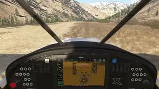 Cub Crafters NX Cub Lower Loon Creek (C53) bumpy ride MSFS 2024