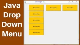 JAVA - How to Create a Drop Down Menu in Java Eclipse [ with source code ]