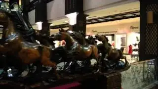 Wooden Horses at Saga World in Dubai. 18.09.2014