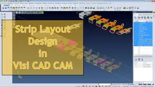 Strip Layout Design in Visi CAD CAM by PT. ACA Pacific