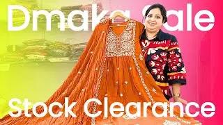 #sale Stock Clearance Sale | Muslin Suits, Cotton Suits Designer Anarkali, Party Wear & More!