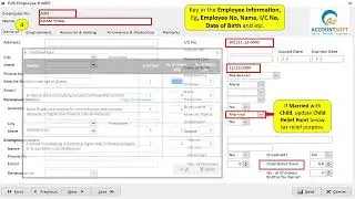 Million Payroll - How To Create New Employee