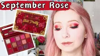 Stunning Red & Gold Look with September Rose Still Pretty