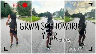 GRWM : FIRST DAY OF SCHOOL *SOPHOMORE YEAR* | Princxss zriah