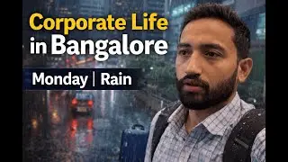 🚀 Corporate Life in Bangalore | Monday Office Routine, Rain & Content Creation Struggles