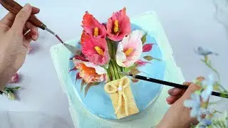 Bánh kem hoa Calla Lily – Hướng dẫn từng bước làm