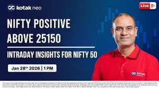 🔴 [Live] Intraday Insights for Nifty 50 | Nifty positive above 25,150  I 28th Jan