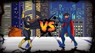 Batgirl vs Cir-El (Supergirl DCEU) MUGEN BATTLE