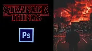 How to Edit the Mind Flayer From Stranger Things Into Your Own City! (Photoshop Tutorial)