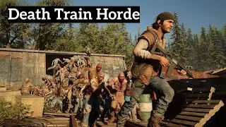Death Train Horde | The Cascade Region | Days Gone Remastered PC Hard 2 | 4K