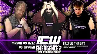 ICW Emergence 2: Jeremiah Jayven vs Terra Aziz vs Axel Mason