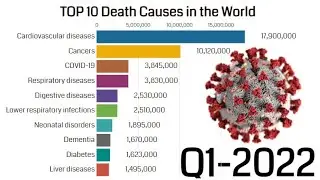 TOP 10 Death Causes in the World (1990-2022)