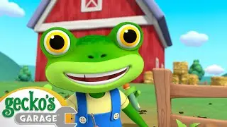 Earth Day: Farming Day | Gecko's Garage |  Moonbug Kids - Trick or Treat Halloween Cartoons