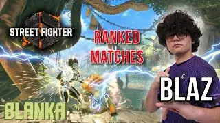 BLAZ одерживает победу над Бланкой в ​​напряженных рейтинговых матчах Street Fighter 6.