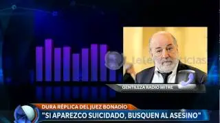 Dura r&eacute;plica del juez Bonadio - Telefe Noticias