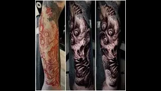 Freehand forearm tattoo by Toxyc @ Autopsy Tattoo Studio Austin