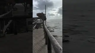 Mareggiata a Ischitella, danni al lido Don Pablo