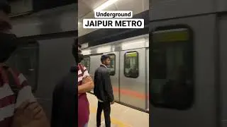 Jaipur underground metro station 😍❤️ #viral #youtube #shortvideo #shorts #short #shortsfeed #like