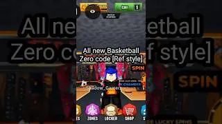 All new Basketball Zero code [Ref style] #basketballzero #codes #roblox